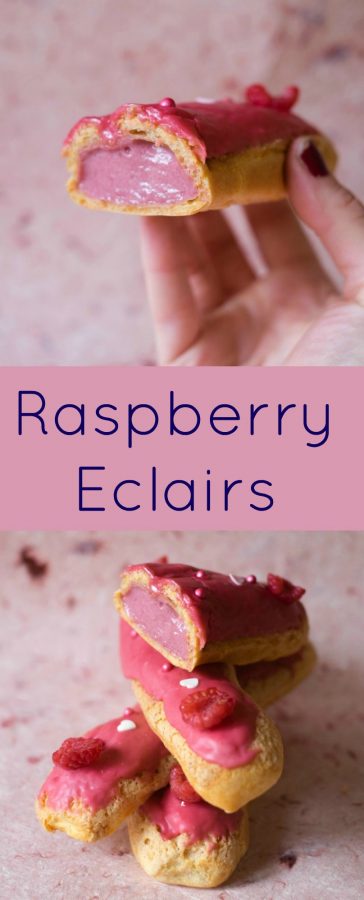 Patisserie Worthy Raspberry Eclairs You Can Make At Home Patisserie Makes Perfect 5896